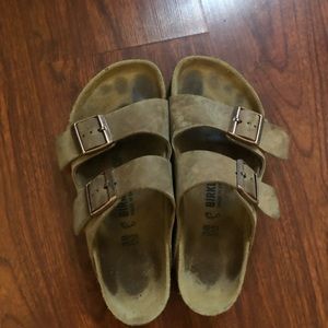 Tobacco oiled leather Birkenstock